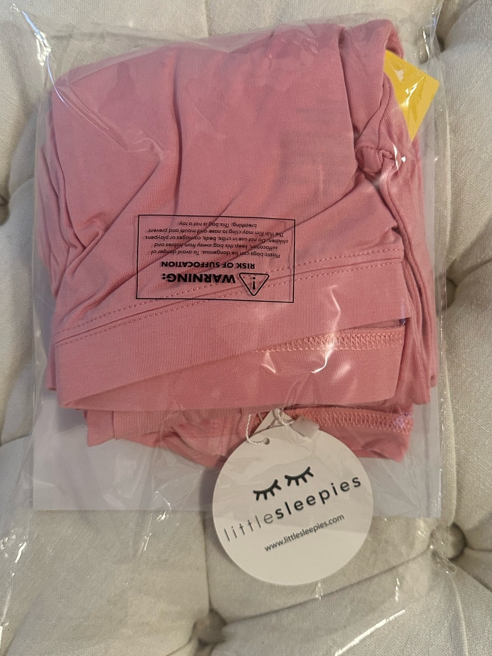 Little Sleepies Girl's bubblegum Pink Long Sleeve Pajama Set